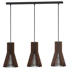 Load image into Gallery viewer, EGLO 96702A Atenza Three Light Pendant, Matte Nickel, 72.00x31.13x
