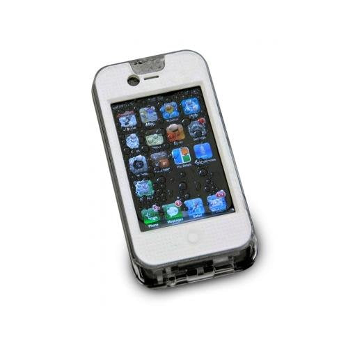 ICONTACT ICW105 WHITE WATERPROOF CASE FOR IPHONE4 4S PROTECTS