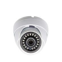 Load image into Gallery viewer, Evertech 1080p HD CCTV Dome Security Camera AHD TVI CVI Analog 3.6mm Fixed Lens Indoor &amp; Outdoor White Metal Surveillance Camera
