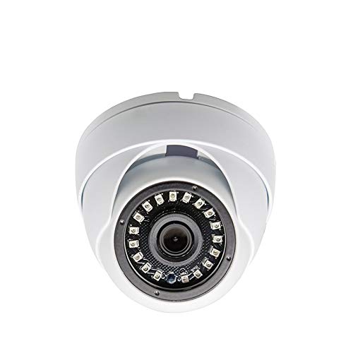 Evertech 1080p HD CCTV Dome Security Camera AHD TVI CVI Analog 3.6mm Fixed Lens Indoor & Outdoor White Metal Surveillance Camera