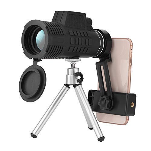 Acogedor 50 x 60 Monocular Telescope, High Powered Monocular with Phone Clip and Tripod- Waterproof Optical Glasses-Ideal for Hunting, Travel, Birdwatching and Hiking