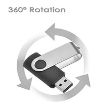 Load image into Gallery viewer, Lot/Bulk 10X USB Memory Swivel Flash Drive Storage Stick Thumb Pen U Disk Black (128MB)
