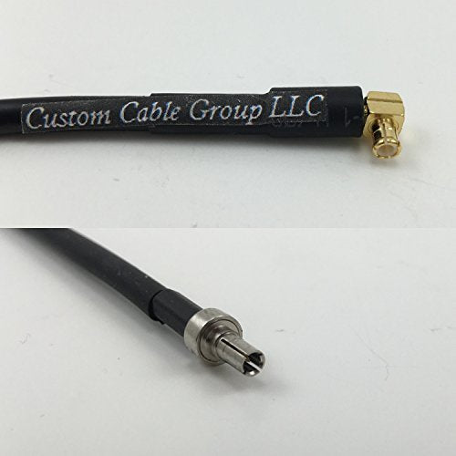 12 inch RG188 MCX MALE ANGLE to CRC9 Male Pigtail Jumper RF coaxial cable 50ohm Quick USA Shipping
