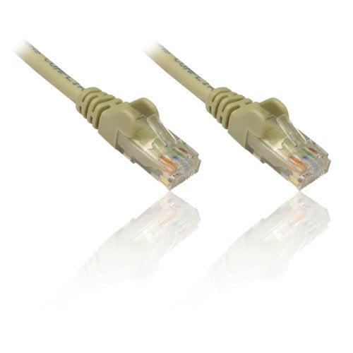 PremiumCord Network Cable, Ethernet, LAN & Patch Cable CAT5e, UTP, Fast Flexible & Robust RJ45 Cable 1 Gbit/S, AWG 26/7, Copper Cable 100% Cu, Grey, 15 m