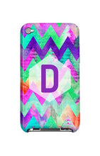 Load image into Gallery viewer, Uncommon LLC Deflector Hard Case for iPod touch 4 (Seafoam Crayon Monogram D)
