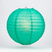 Load image into Gallery viewer, Quasimoon PaperLanternStore.com 8 Inch Teal Round Paper Lanterns (10 Pack)
