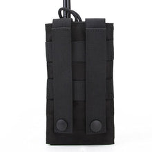 Load image into Gallery viewer, Adjustable Tactical MOLLE Interphone Pouch Short Radio Holder Tactical Radio Holster Hunting Intercom Bag
