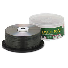 Load image into Gallery viewer, DVD+RW Discs, 4.7GB, 4X, Spindle, 30/Pack
