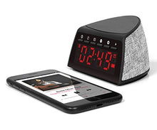 Load image into Gallery viewer, Aluratek ABQC01F Bluetooth Streaming FM Clock Radio with Qi Wireless Charging Pad

