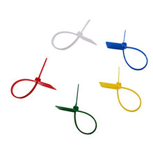 Load image into Gallery viewer, Marker Nylon Cable Ties Cable Wire Tags Security Zip Ties - Assorted Colors (100)
