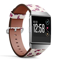 Load image into Gallery viewer, (Cartoon Pattern of Smiling Cats) Patterned Leather Wristband Strap for Fitbit Ionic,The Replacement of Fitbit Ionic smartwatch Bands
