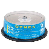 Dynex 16x 4.7GB 120-Minute DVD+R Media 25-Piece Spindle
