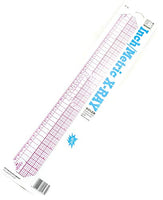 Inch & Metric Beveled Ruler 18