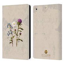 Load image into Gallery viewer, Head Case Designs Officially Licensed Outlander Flowers Graphics Leather Book Wallet Case Cover Compatible with Apple iPad Mini 1 / Mini 2 / Mini 3
