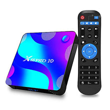 Load image into Gallery viewer, Android TV Box 11.0 4GB Ram 32GB Rom, EASYTONE Smart TV Box RK3318 Quad-Core 64Bits, 2021 Newest TV Box Supports 2.4G/5G Wi-Fi Bluetooth 4.0 USB 3.0 4K UHD Ethernet Android Box
