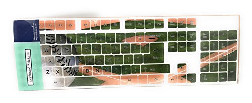 Computer Keyboard Stickers, Baseball Field