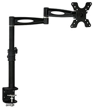 Load image into Gallery viewer, Mount It! Single Monitor Desk Mount Arm | Full Motion Monitor Mount | Fits 21 24 27 29 30 Inch Scree
