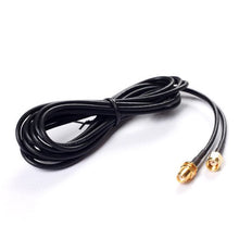 Load image into Gallery viewer, Awakingdemi Extension Cable,Black RP-SMA Male to Female WiFi Antenna Connector Extension Cable
