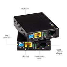 Load image into Gallery viewer, Star Tech.Com 10/100 Mbps Vdsl2 Ethernet Extender Over Rj11 Phone Line Kit   1km Network Extender   L
