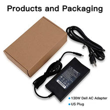 Load image into Gallery viewer, 130W Tip 4.5mm AC Charger for Dell XPS 15 9530 9550 9560 / Precision M3800 M2800 5510 5520 RN7NW DA130PM13Z Inspir 7347 7348 7459 DA130PM130 Laptop Adapter Power Supply Cord
