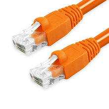 Load image into Gallery viewer, GRANDMAX CAT6A 1&#39; FT Orange RJ45, 550MHz, UTP Ethernet Network Patch Cable Snagless/Molded Bubble Boot, 10 Pack
