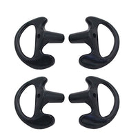 GoodQbuy 2Packs Replacement Silicone Gel Earplug Earbuds (Left and Right) for Two Way Radio Headset Air Acoustic Earpiece Headset Walkie Talkie Earpiece (X-Large)