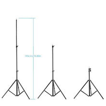 Load image into Gallery viewer, Neewer Photo Studio Lighting Reflector and Stand Kit: 43 inches/110 Centimeters 5-in-1 Multi-Disc Reflector,75-inch Light Stand and Metal Reflector Clamp Holder for Photo Video Portrait Photography
