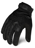 Ironclad EXOT-IBLK-04-L Tactical Operator Impact Glove, Stealth Black, Large