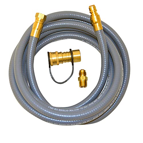 Mr. Heater F273720 12 Foot Natural Gas and Propane Gas Hose Assembly 3/8' Female Pipe Thread x 3/8