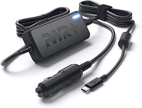 PWR+ USB-C CAR Charger for Acer Chromebook 315 512 Spin 311 315 513 514 713 714 X360 Laptop PA-1450-78 PA-1450-80 NP.ADT0A.062 AK.045AP.080 Type-C Power Adapter - UL Safety, Fast Charge, Long Cord