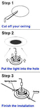 Load image into Gallery viewer, BRILLRAYDO 9W LED Ceiling Light Fixture Bulb Flush Mounting Cabinet Recessed L.
