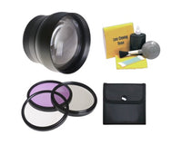 2.2X High Definition Super Telephoto Lens Compatible with Sony HDR-PJ540 + 3 Piece Filter Kit