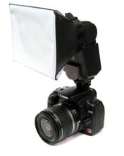 Load image into Gallery viewer, Opteka SB-1 Mini Universal Studio Soft Box Flash Diffuser for Sony HVL-F20M, HVL-F60M, HVL-F43AM &amp; F58AM
