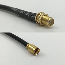 Load image into Gallery viewer, 12 inch RG188 SMA FEMALE to SMB FEMALE Pigtail Jumper RF coaxial cable 50ohm Quick USA Shipping
