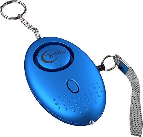 Personal Security Emergency Alarm Keychain Extreme Sound 130db Portable With LED Light For Kids, Little Boys, Girls, Womens, Elderly's,Teenagers , Disabled People,Safety Personal Security (Blue)