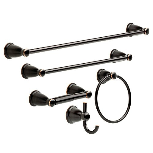 Franklin Brass Kin5 Pc Orb Kinla Bathroom Accessory Kit, 5 Piece, Delta Oil Rubbed Bronze
