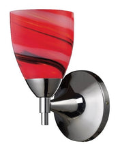 Load image into Gallery viewer, Elk 10150/1PC-CY Celina 1-Light Sconce in Polished Chrome with Sandy Glass
