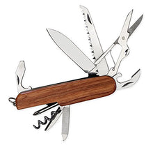 Load image into Gallery viewer, Dimension 9 Ruben 9-Function Multi-Purpose Tool Knife, Rosewood
