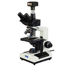 Load image into Gallery viewer, OMAX 40X-2500X Full Size Lab Digital Trinocular Compound LED Microscope with 14MP USB Camera and 3D Mechanical Stage - M837ZL-C140U
