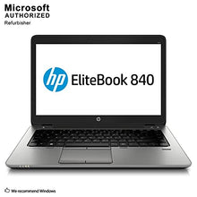 Load image into Gallery viewer, HP 2018 Elitebook 840 G1 14inch HD LED-backlit anti-glare Laptop Computer, Intel Dual-Core i5-4300U up to 2.9GHz, 8GB RAM, 500GB HDD, USB 3.0, Bluetooth, Window 10 Professional (Renewed)
