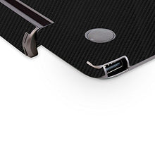 Load image into Gallery viewer, Skinomi Black Carbon Fiber Full Body Skin Compatible with Asus Transformer Book T100HA (Keyboard Only)(Full Coverage) TechSkin Anti-Bubble Film
