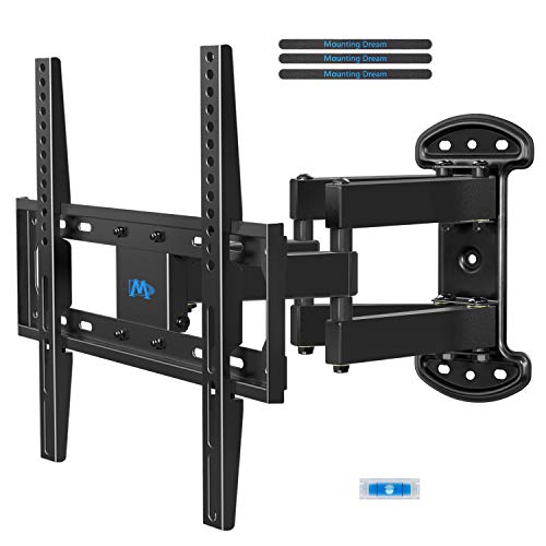 Mounting Dream TV Mount Bracket Full Motion TV Wall Mounts for 26-55 Inch LED LCD Plasma Flat Screen TV, Wall Mount with Swivel Articulating Dual Arms TV Bracket up to VESA 400x400mm 99 LBS MD2379