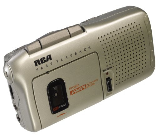 Rca Rp3538 R Micro Cassette Voice Recorder,Tan
