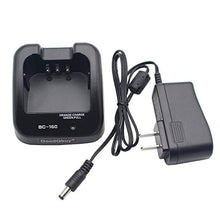 Load image into Gallery viewer, GoodQbuy Rapid Quick Charger is Compatible with Icom Radio BP232H BP-230 BP-230N IC-F4062 F4161 F4162 F4230 IC-F3161 F3161D F3161DT F3162 F3230 F3261D F3360 IC-A14 A14S BC-160
