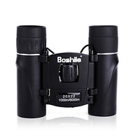 20x22 Mini High-Definition Low-Light Night Vision Binoculars Adult Children Binoculars Concert Telescope Bird Watching Binoculars (Color : Black)