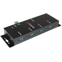 Load image into Gallery viewer, Star Tech.Com 4 Port Usb 3.0 Hub â?? Industrial Usb Expansion Hub With Esd Protection â?? Taa Complia
