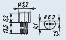 Load image into Gallery viewer, S.U.R. &amp; R Tools KT203BM analoge 2N2274, 2N2275, 2N923, 2N924 Transistor Silicon USSR 25 pcs
