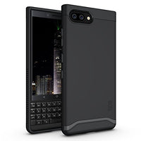 BlackBerry KEY2 Case, TUDIA [Merge Series] V2 Heavy Duty Extreme Protection/Rugged with Dual Layer Slim Precise Cutouts Case for BlackBerry KEY2 [NOT Compatible with KEY2 LE] (Matte Black)