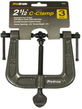 Load image into Gallery viewer, Pro-Grade 59163 3 way C-Clamp, 21/2-Inch
