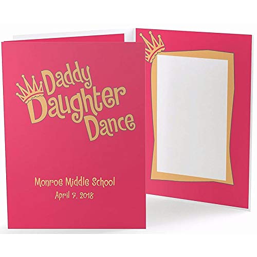 Our Colorful Daddy Daughter Dance 5x7 Photo Folder Our Price is for 50 Units - 5x7